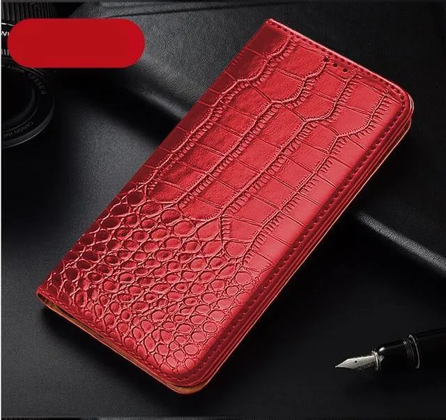 Luxury Flip Wallet Leather Case For iPhone - Magnetic Cards Holder Book