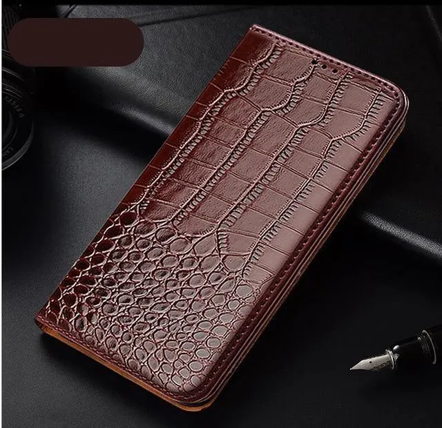 Luxury Flip Wallet Leather Case For iPhone - Magnetic Cards Holder Book