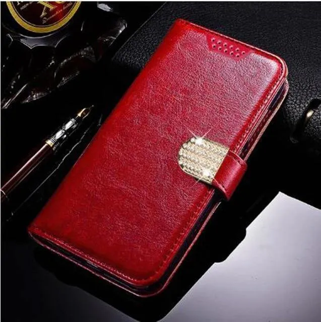 Luxury Flip Wallet Leather Case For iPhone - Magnetic Cards Holder Book