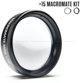 MacroMate Mini  15 U/W Macro Lens  GoPro HERO