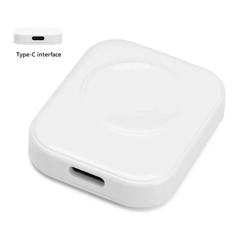 Magnetic Wireless Fast Charger for Apple Watch Series 9 8 7 6 5 SE Type C Lightning Convert Charger for Iwatch Series 6 5 3 2 1