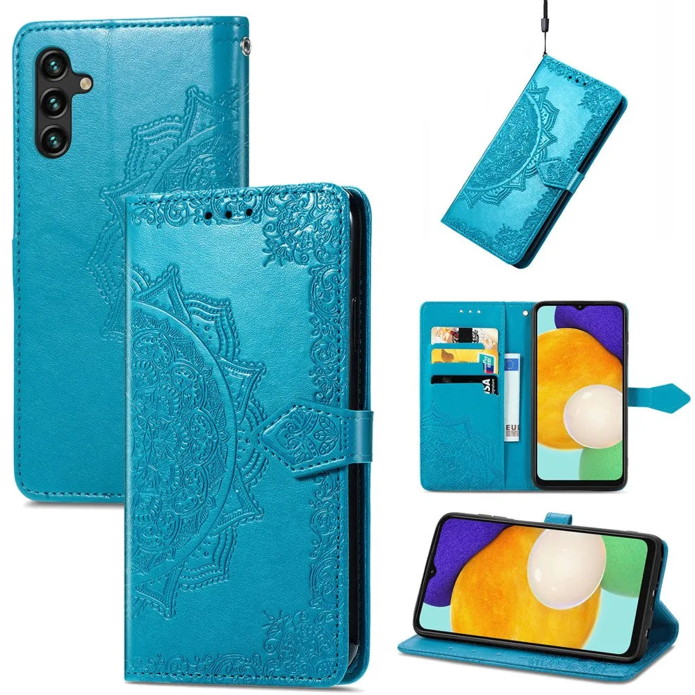 Mandala Samsung Galaxy A13 5G Flip case - Blue