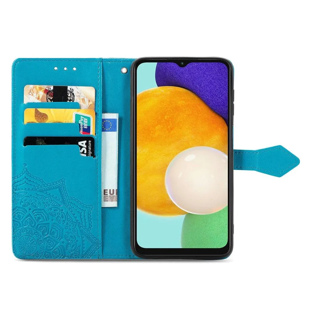 Mandala Samsung Galaxy A13 5G Flip case - Blue