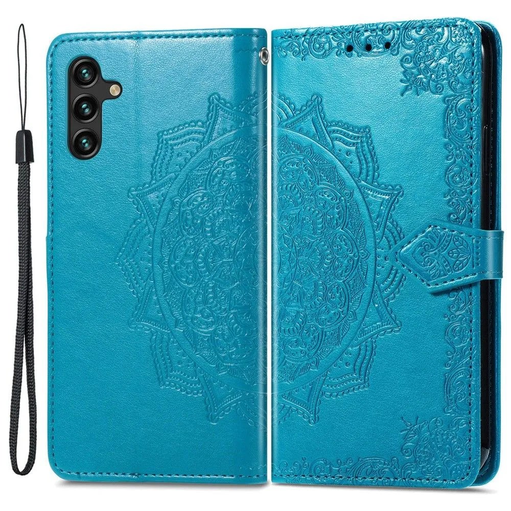 Mandala Samsung Galaxy A13 5G Flip case - Blue