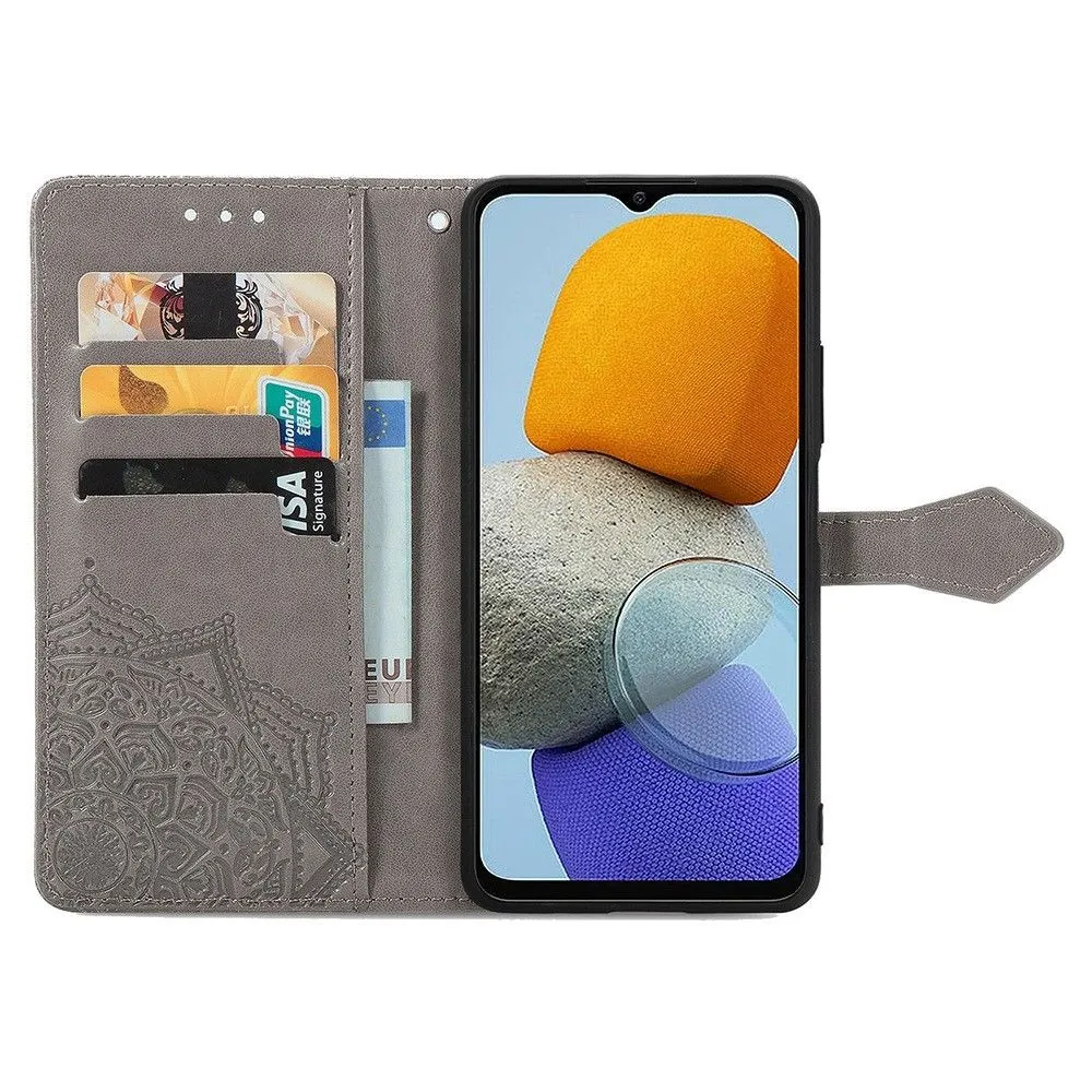 Mandala Samsung Galaxy M23 Flip case - Grey