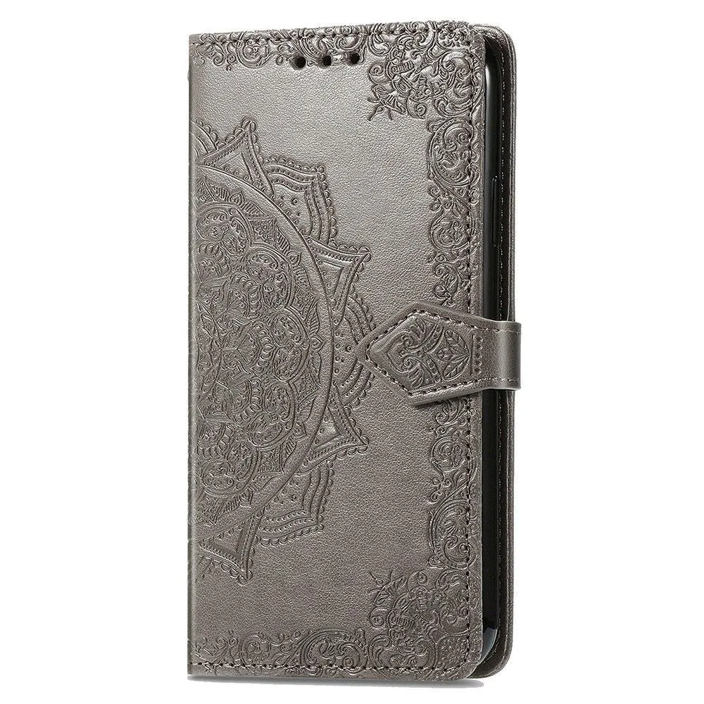 Mandala Samsung Galaxy M23 Flip case - Grey