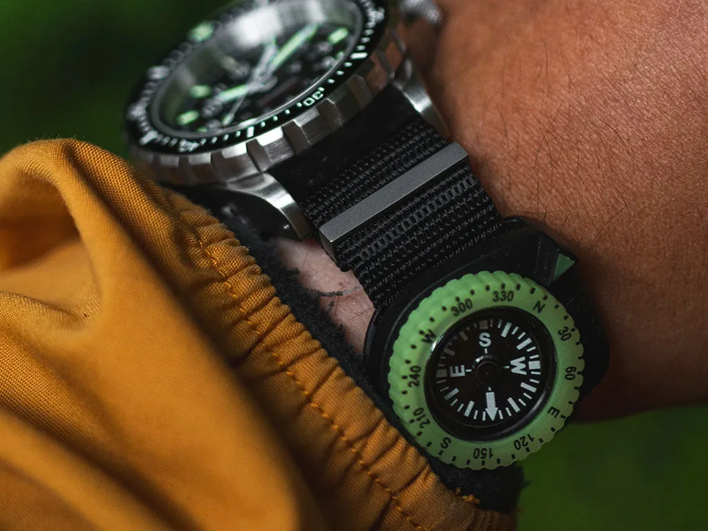 Marathon Glow-in-the-Dark Clip Compass