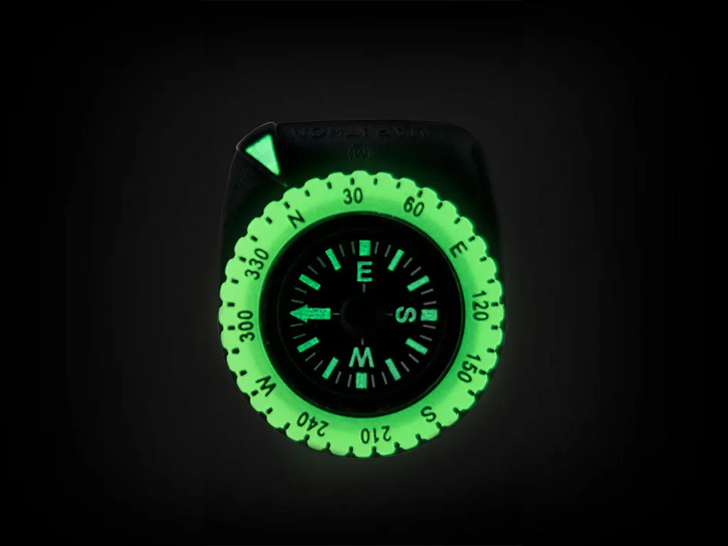 Marathon Glow-in-the-Dark Clip Compass