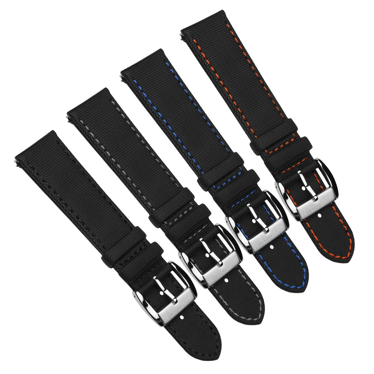 Maverick (MK II) Sailcloth Quick Release Waterproof Watch Strap - Blue