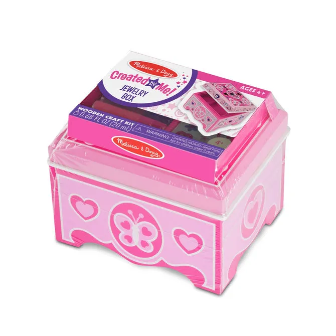 Melissa & Doug Created by Me! Jewelry Box Wooden Craft Kit