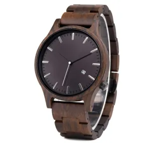 Minimalist Men's Wood Wristwatch