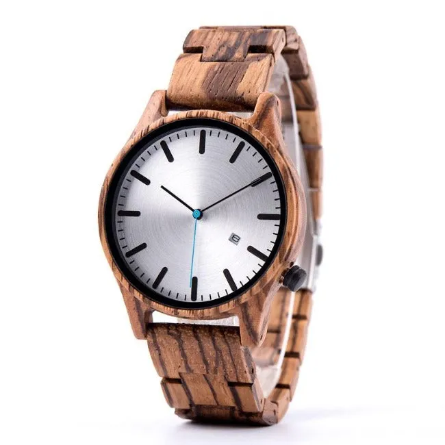 Minimalist Men's Wood Wristwatch