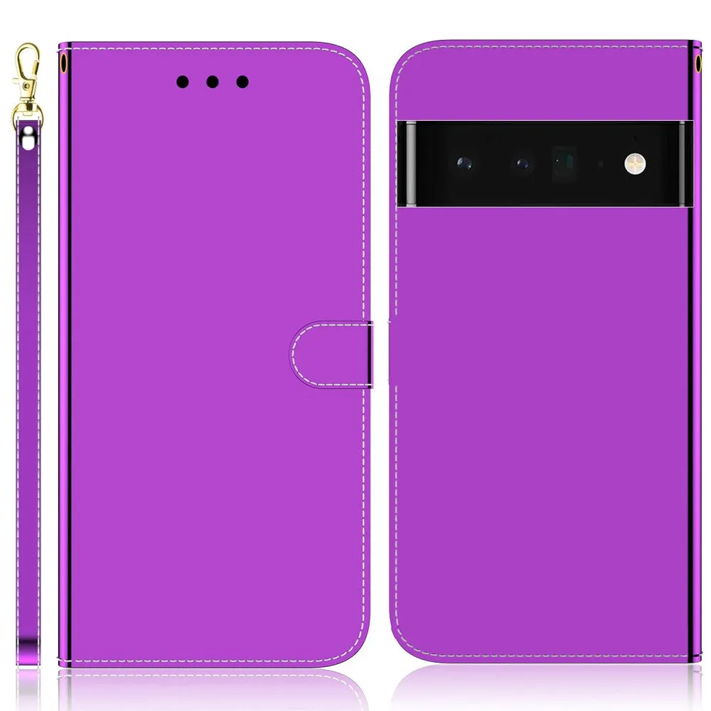 Mirror Google Pixel 6 flip case - Purple