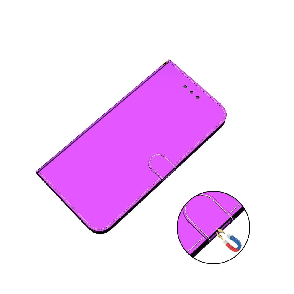 Mirror Google Pixel 6 flip case - Purple