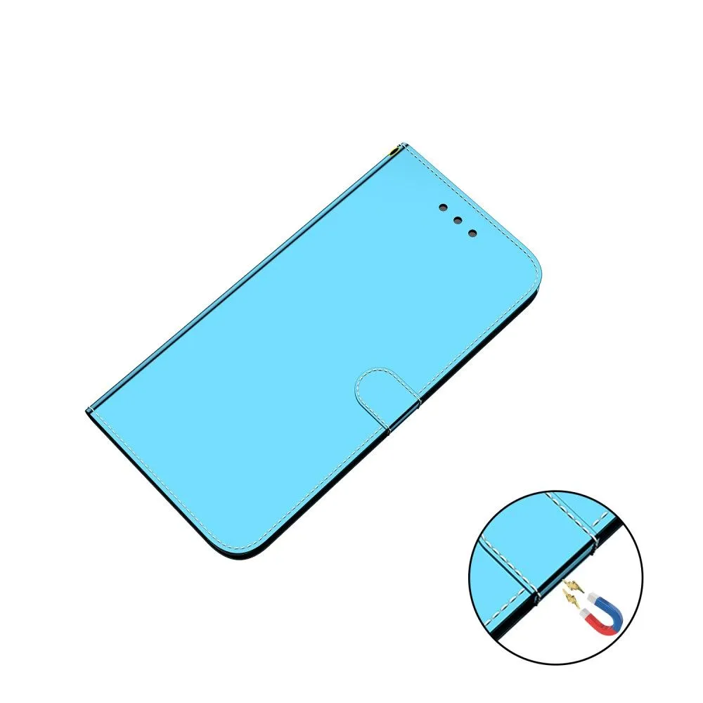 Mirror Google Pixel 6 Pro flip case - Blue