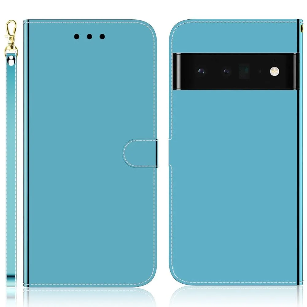 Mirror Google Pixel 6 Pro flip case - Blue