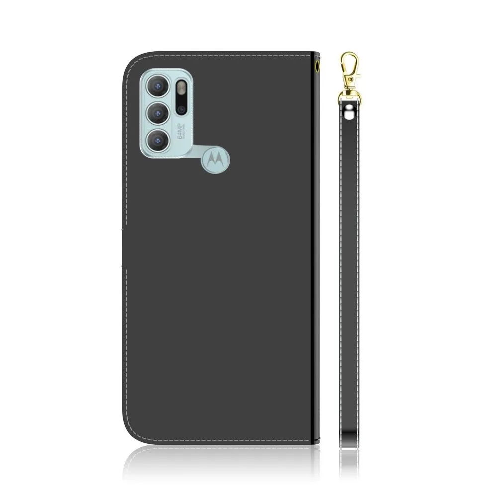 Mirror Motorola Moto G60s flip case - Black