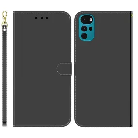 Mirror Motorola Motor G22 flip case - Black