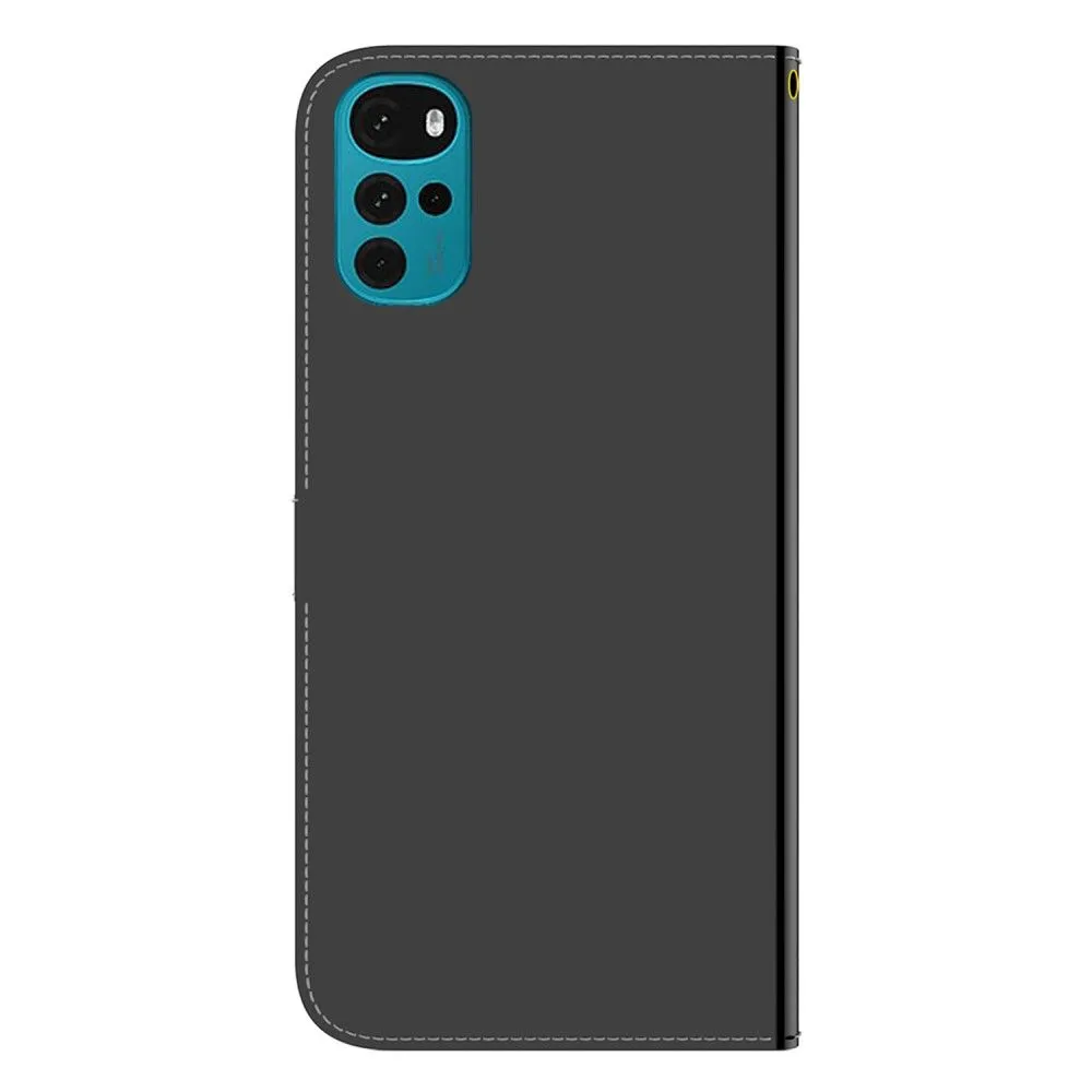 Mirror Motorola Motor G22 flip case - Black