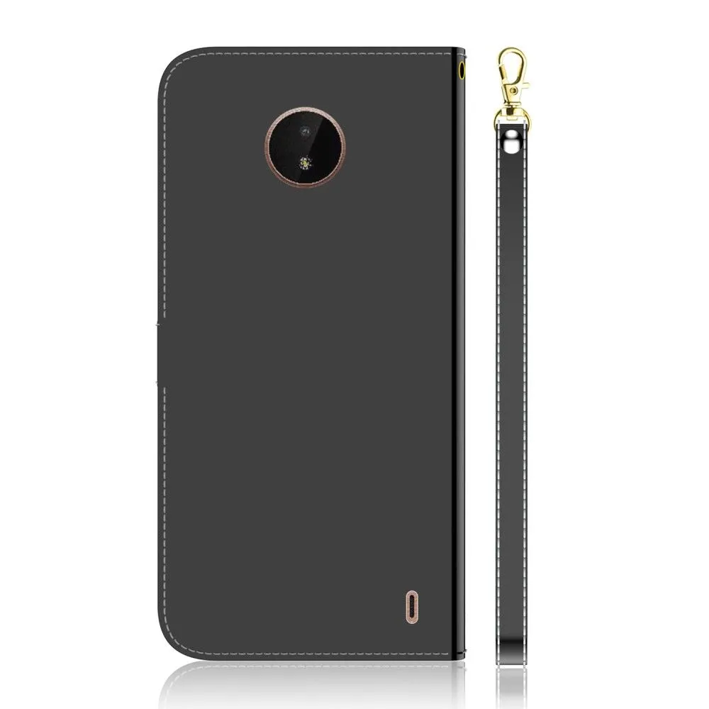 Mirror Nokia C10 / C20 flip case - Black