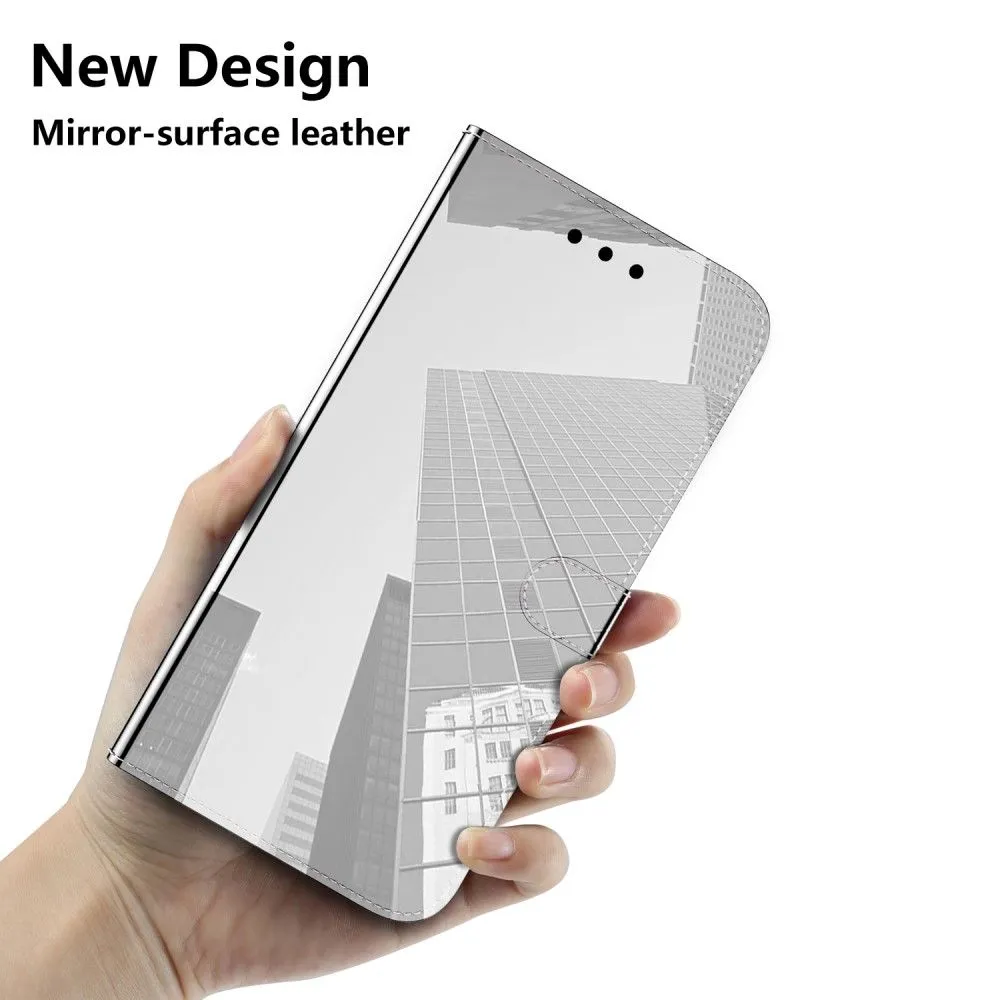 Mirror Nokia G11 / G21 flip case - Silver