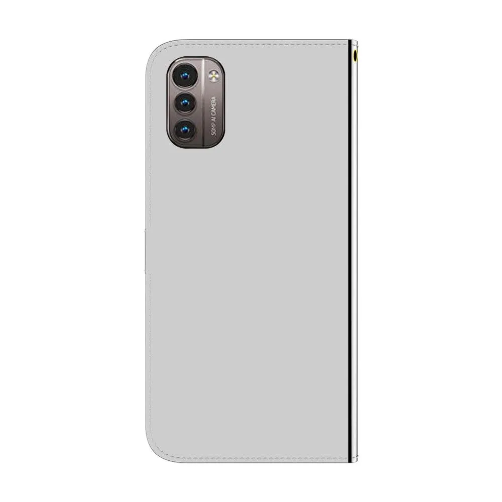 Mirror Nokia G11 / G21 flip case - Silver