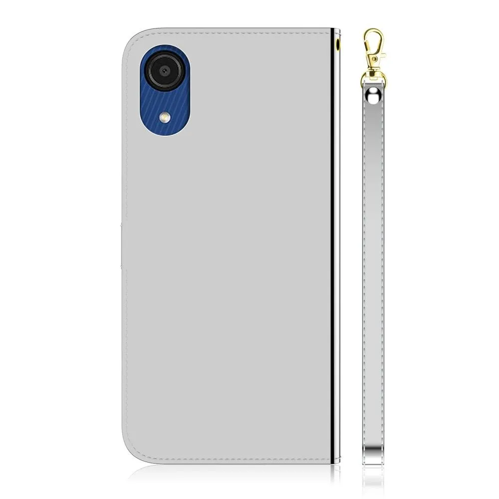 Mirror Samsung Galaxy A03 Core flip case - Silver