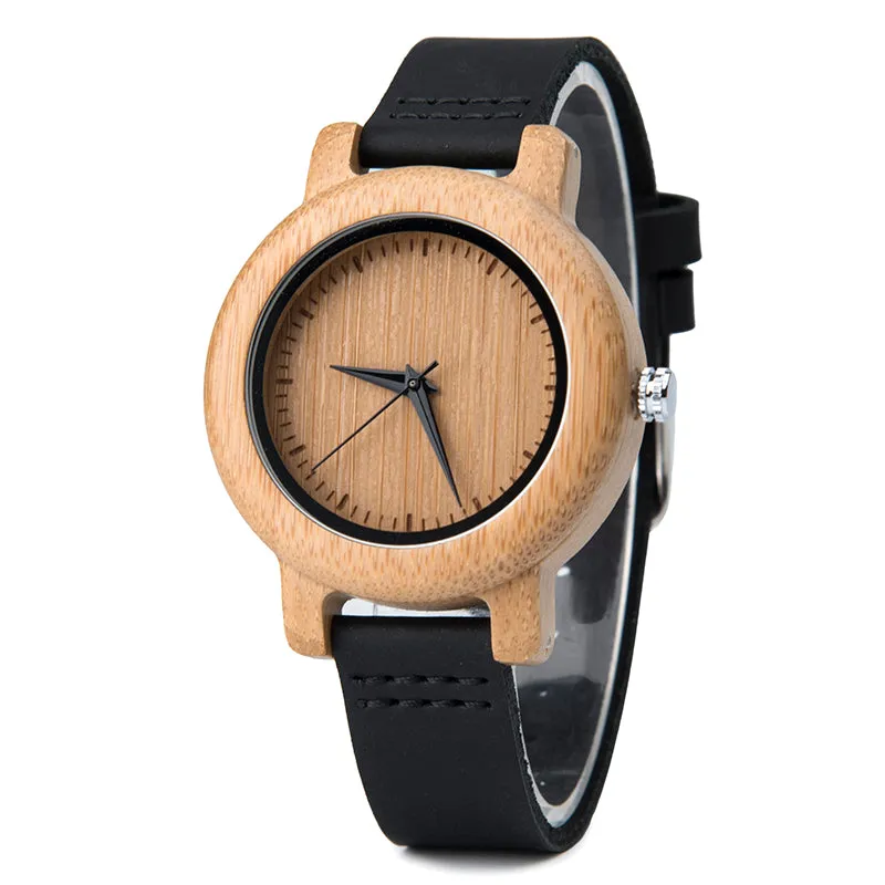 Missouri - Minimal Bamboo Couple Watches