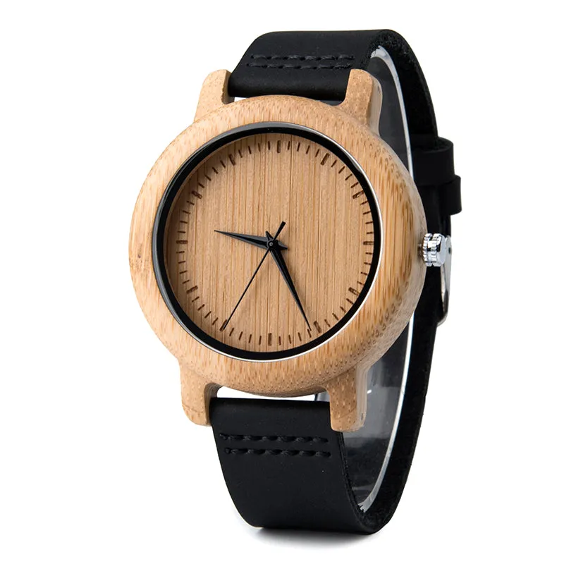 Missouri - Minimal Bamboo Couple Watches