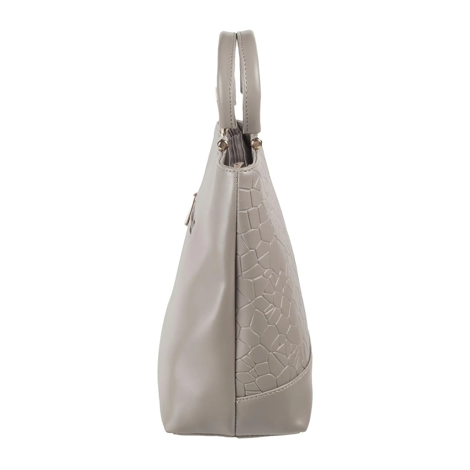 Mochi Women Grey Satchel Bag