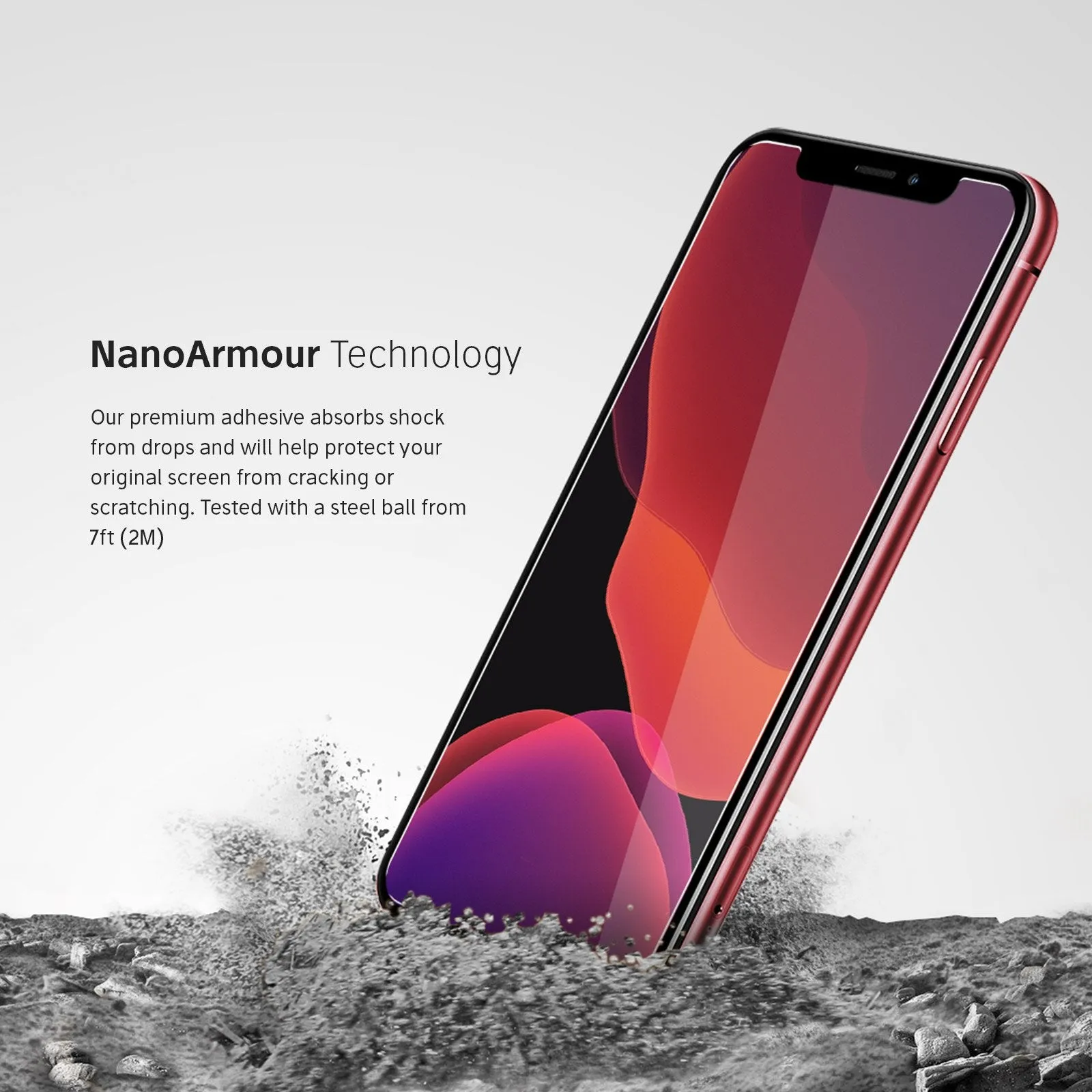 NanoArmour iPhone 11 Pro Max Tempered Glass Screen Protectors