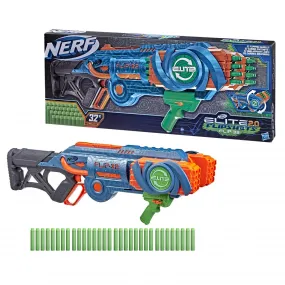 Nerf Elite 2.0 Flipshots Flip-32 Blaster, 32 Dart Barrels Flip To Double Your Firepower, 32-Dart Capacity, 32 Darts