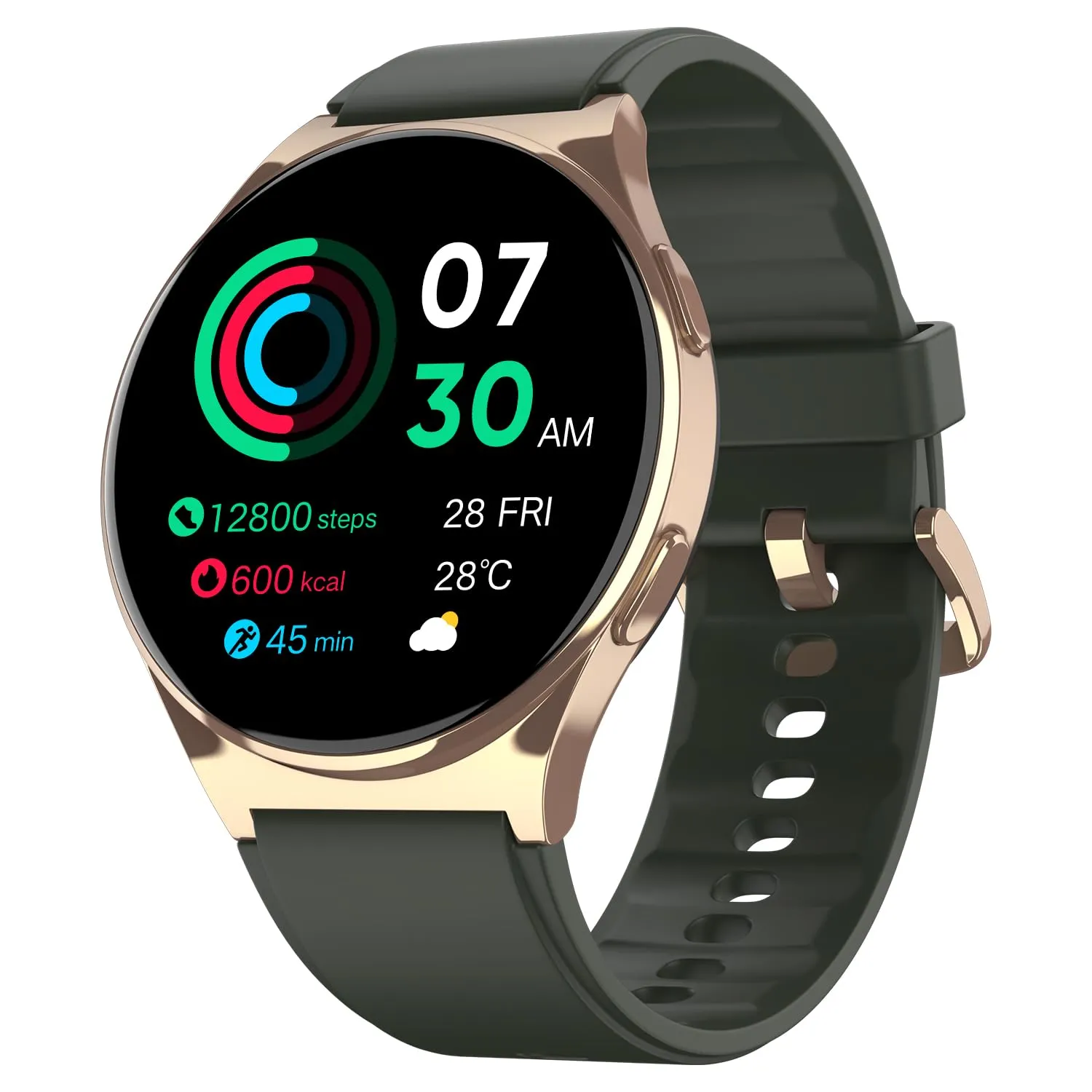 Noise Newly Launched Nova 1.46" Amoled Display with in-Built Bluetooth Calling,Premium Finish with Latest Ui,466 * 466Px Ultra Hd Viewing,110  Sports Modes Smart Watch for Men&Women(Forest Green)