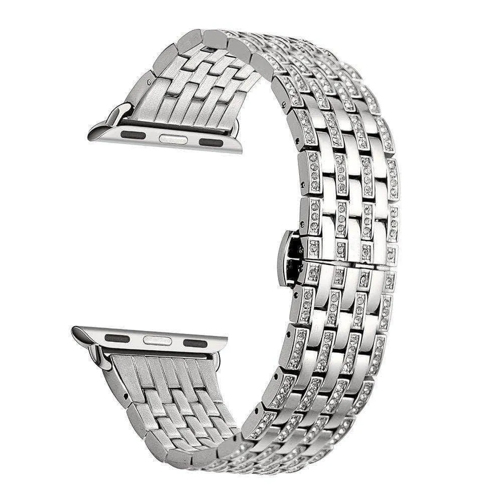 OPEN BOX - Stainless Steel Crystal Rhinestone Watch Band