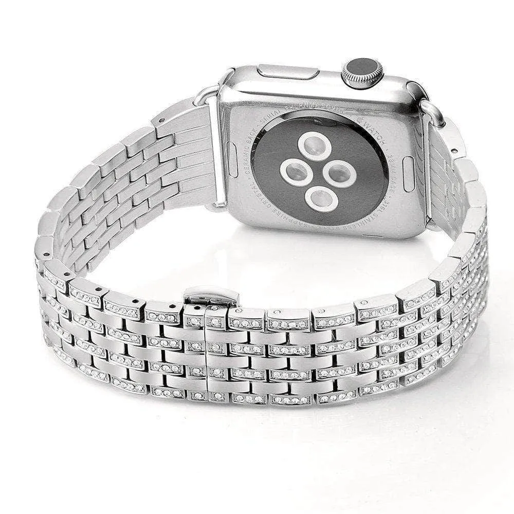 OPEN BOX - Stainless Steel Crystal Rhinestone Watch Band