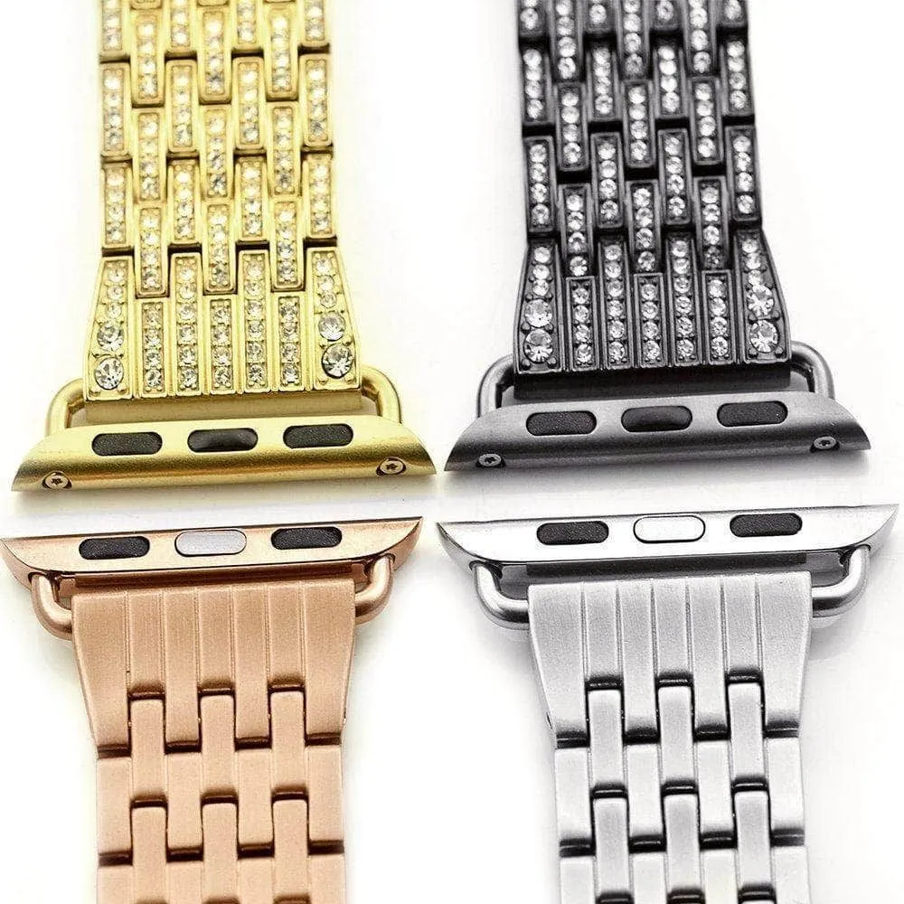 OPEN BOX - Stainless Steel Crystal Rhinestone Watch Band