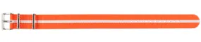 Orange Nylon Watch Strap 20mm 180740