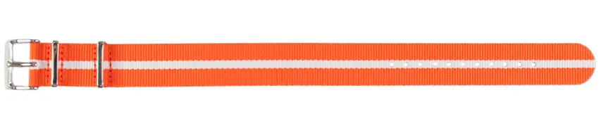 Orange Nylon Watch Strap 20mm 180740