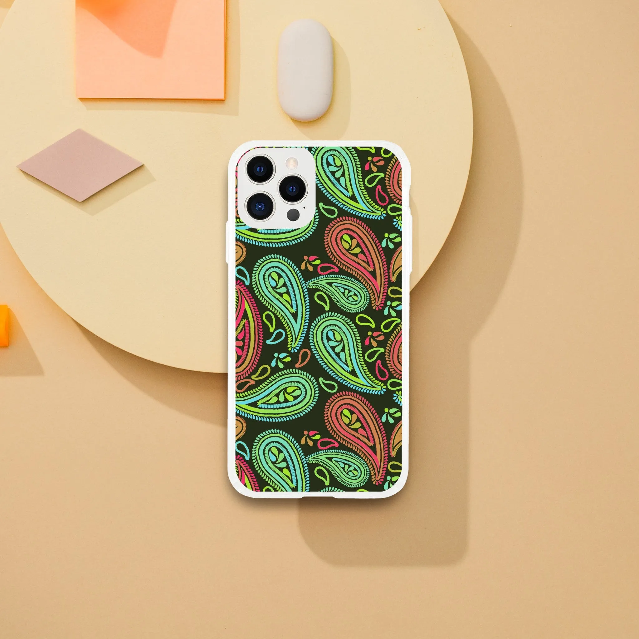 Paisley Phone Case Gardening Plant Lover Gift Idea Clear case