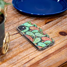 Paisley Phone Case Gardening Plant Lover Gift Idea Clear case