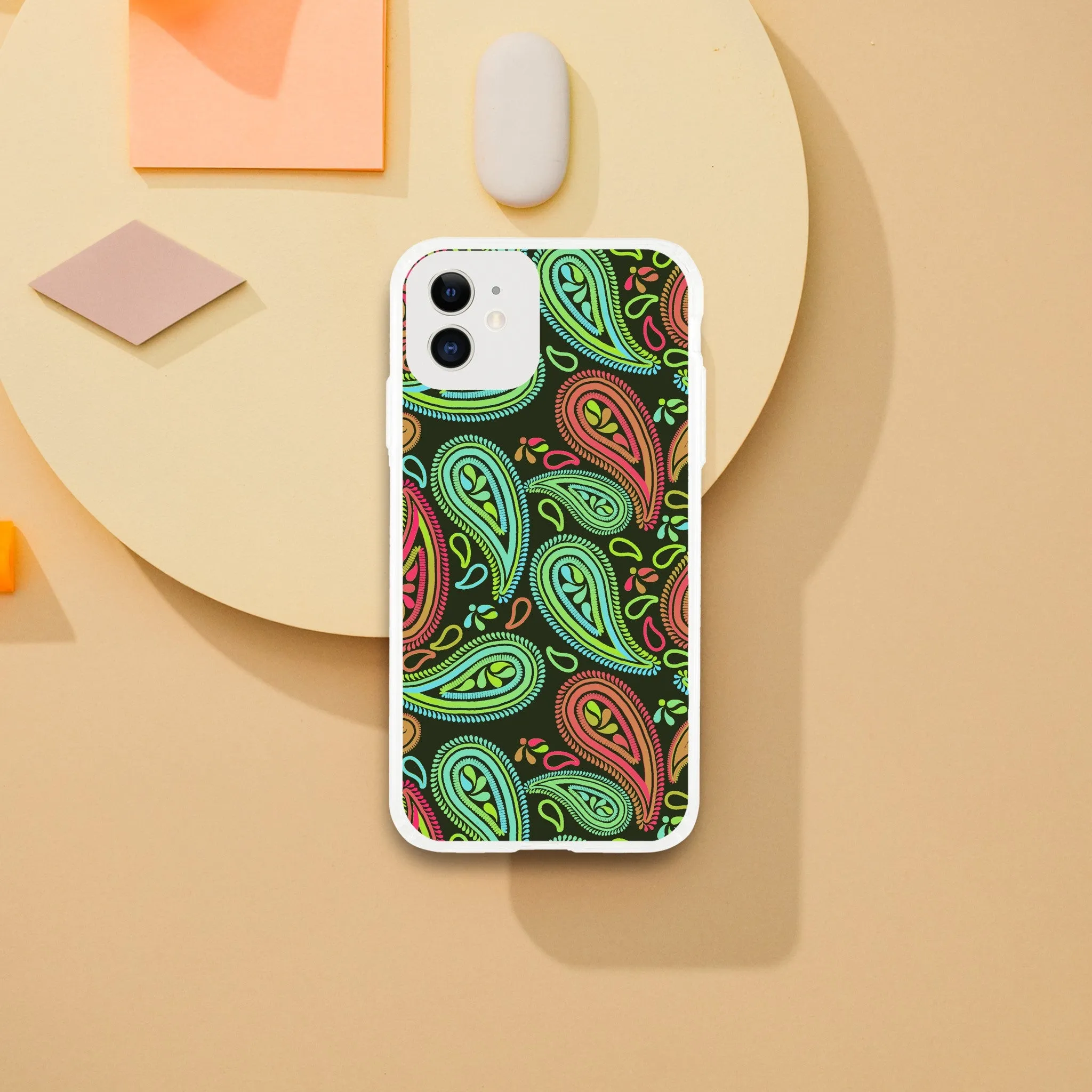 Paisley Phone Case Gardening Plant Lover Gift Idea Clear case