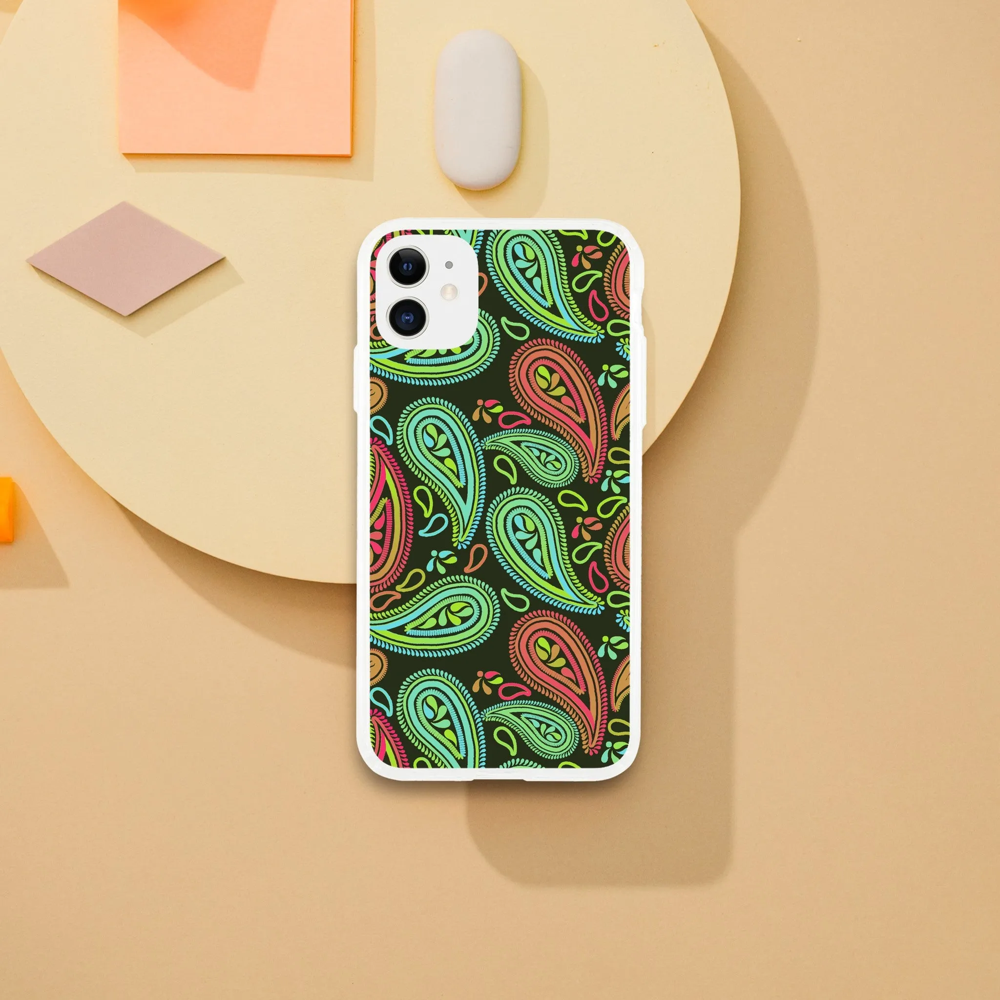 Paisley Phone Case Gardening Plant Lover Gift Idea Clear case