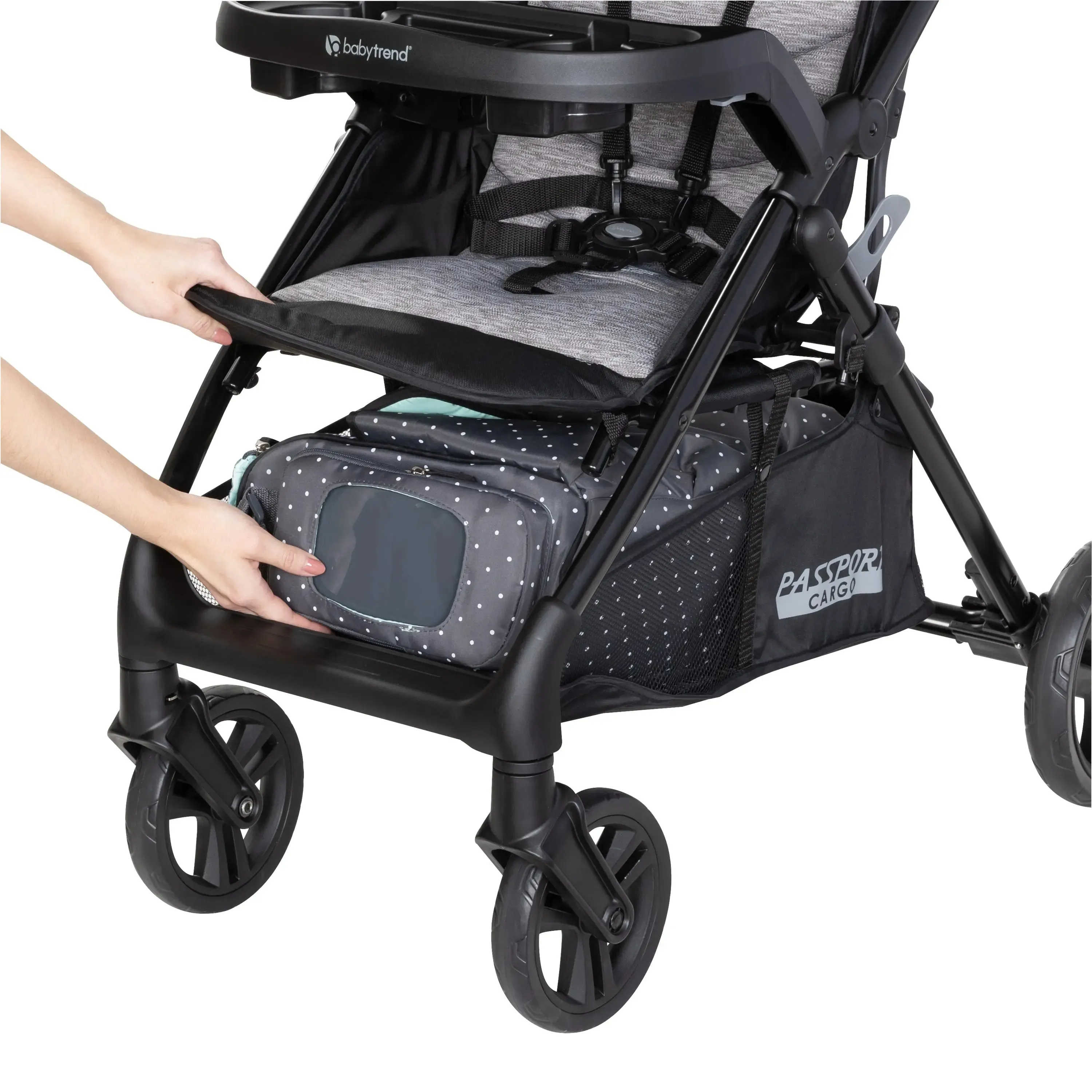 Passport® Cargo Stroller Travel System with EZ-Lift™ PLUS Infant Car Seat - Black Bamboo (Target Exclusive)