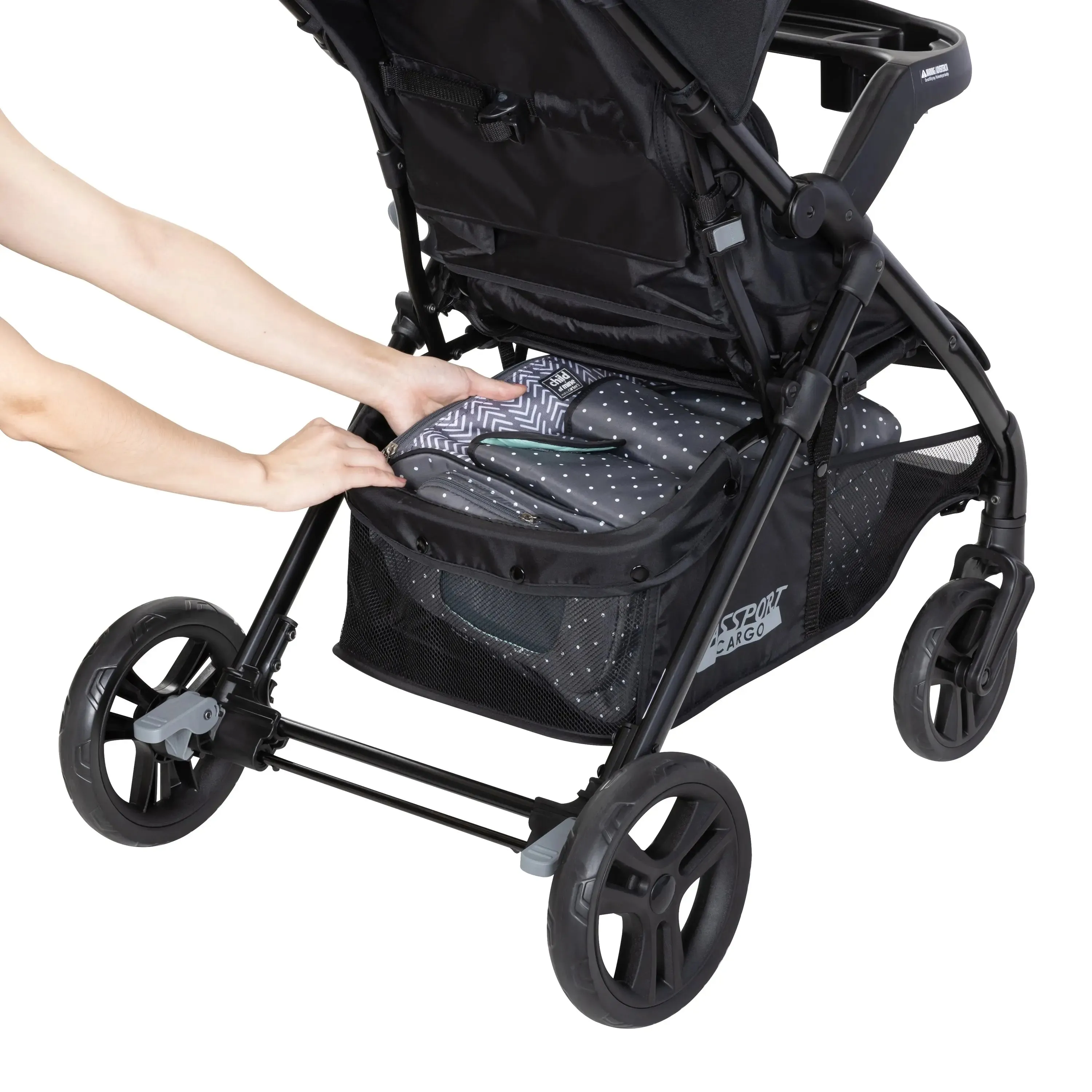 Passport® Cargo Stroller Travel System with EZ-Lift™ PLUS Infant Car Seat - Black Bamboo (Target Exclusive)