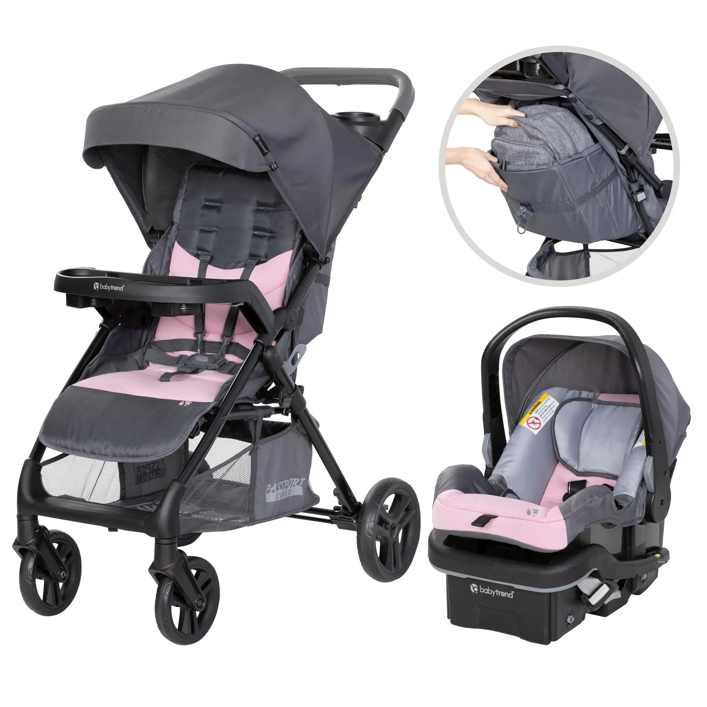 Passport® Cargo Stroller Travel System with EZ-Lift™ PLUS Infant Car Seat