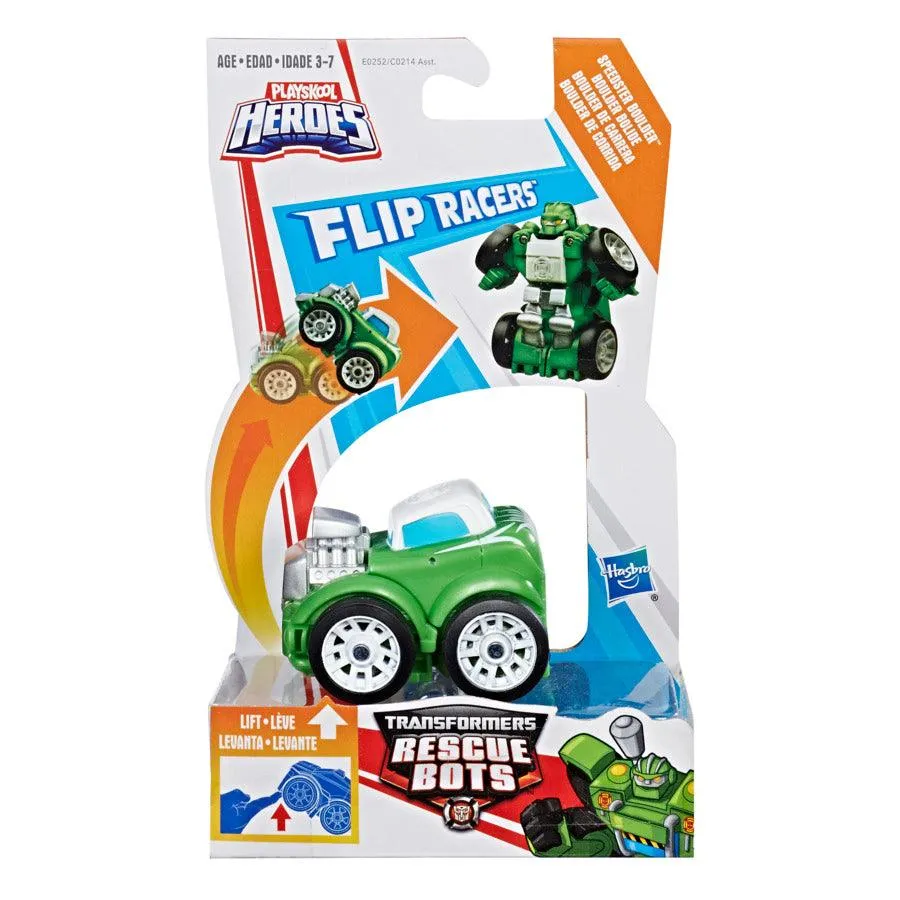 Playskool Heroes Transformers Rescue Bots Flip Racers Speedster Boulder