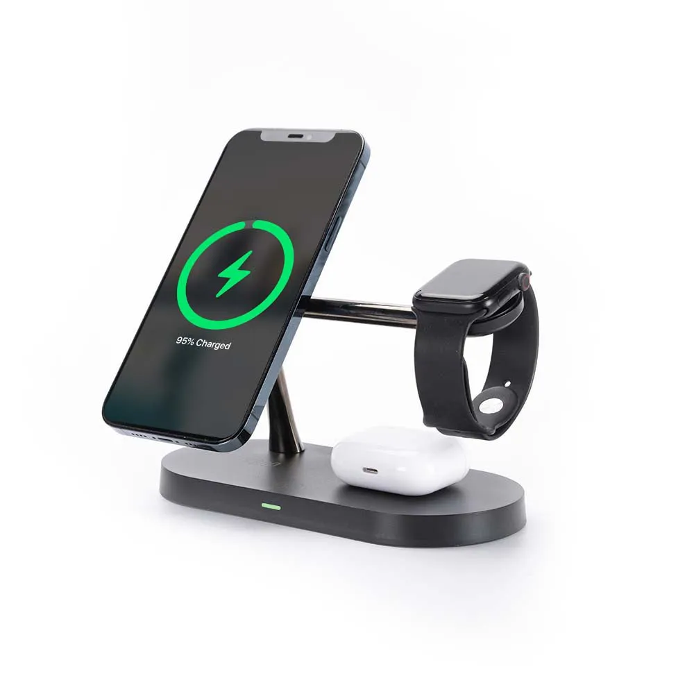 Premium MagSafe 3 in 1 Fast Wireless Charging Stand