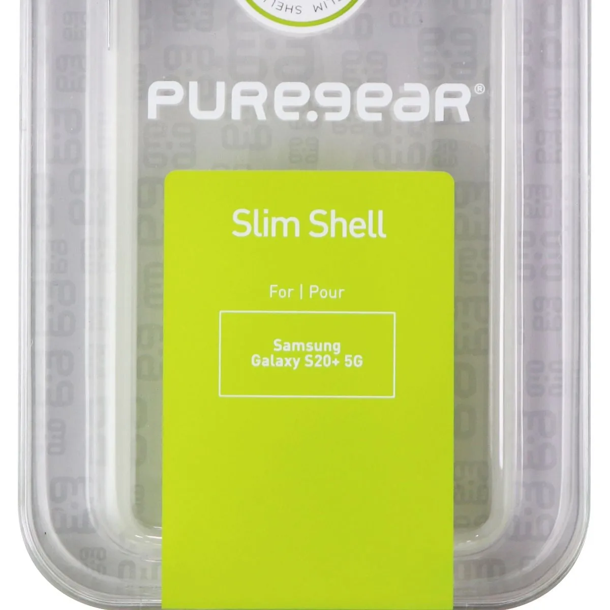 PureGear Slim Shell Series Hard Case for Samsung Galaxy S20  5G - Clear/Frost