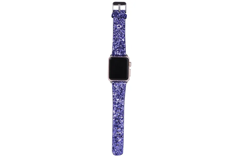 Purple Glitter Watch Band