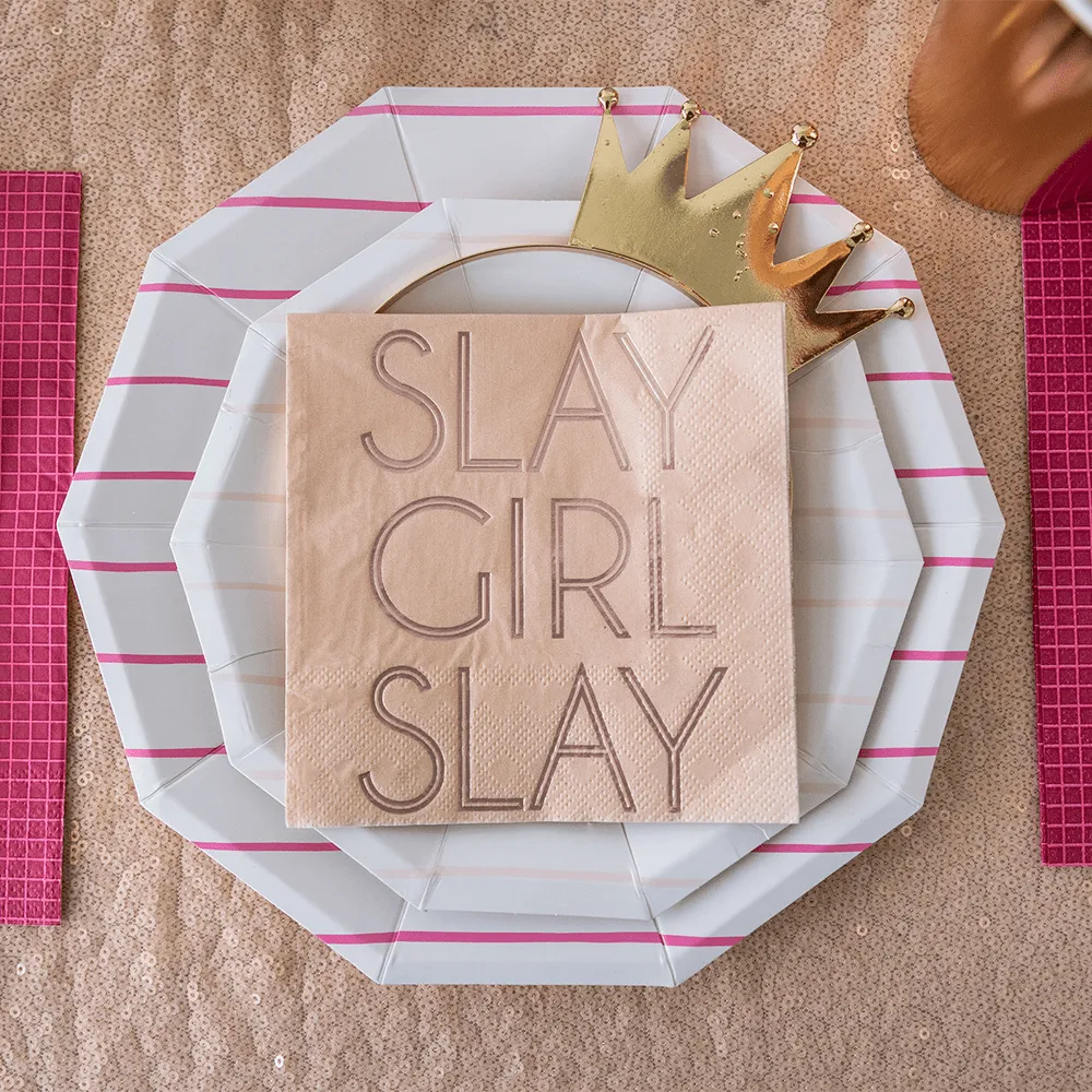 "Slay Girl Slay" Witty Cocktail Napkins